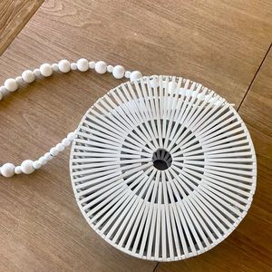 Cult Gaia white crossbody look alike